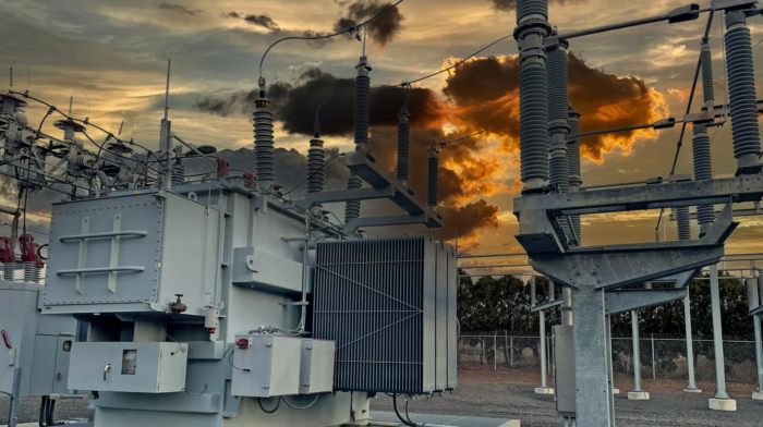 high-voltage-substation-under-the-sunset