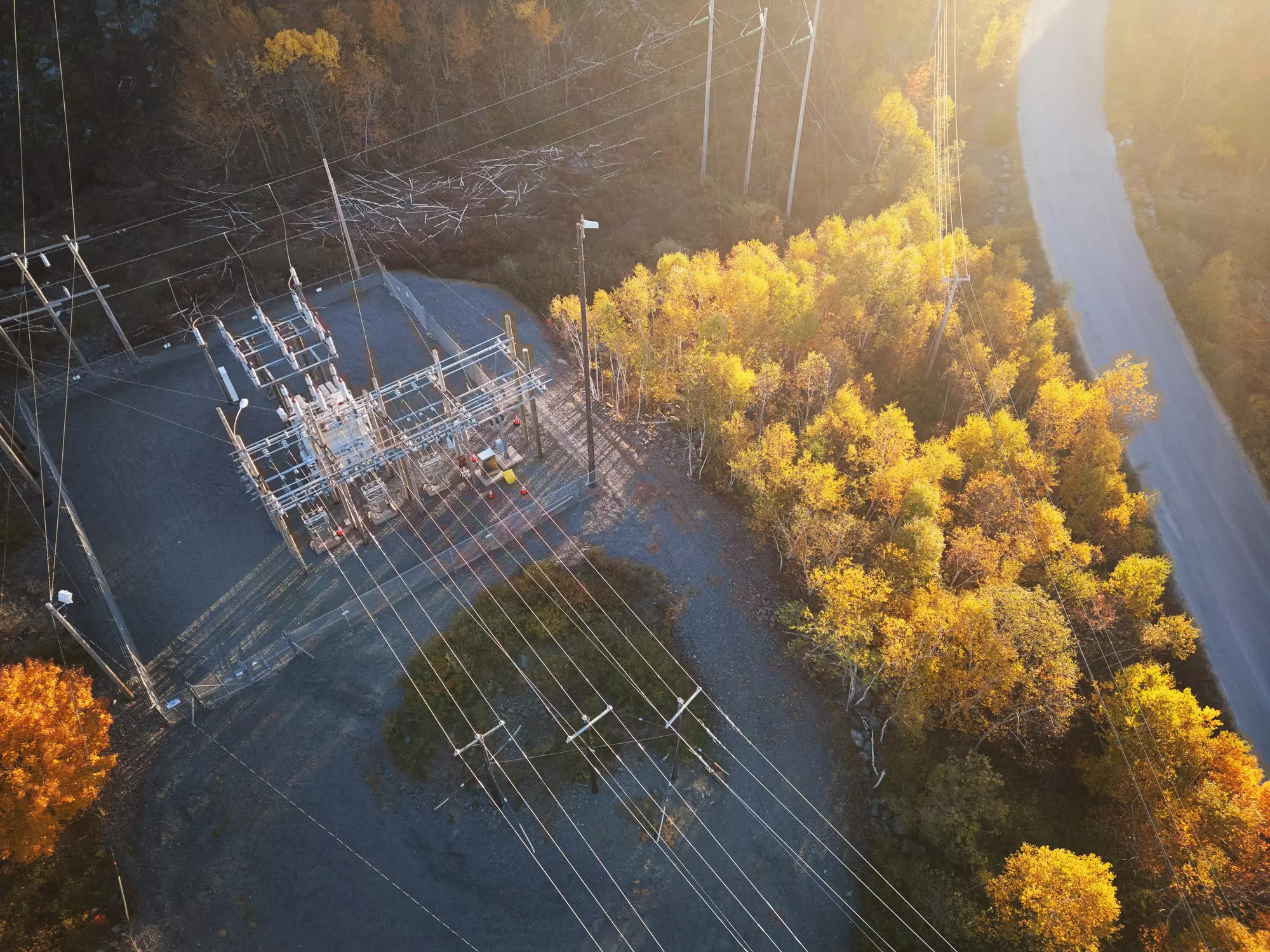 small-substation-in-fall